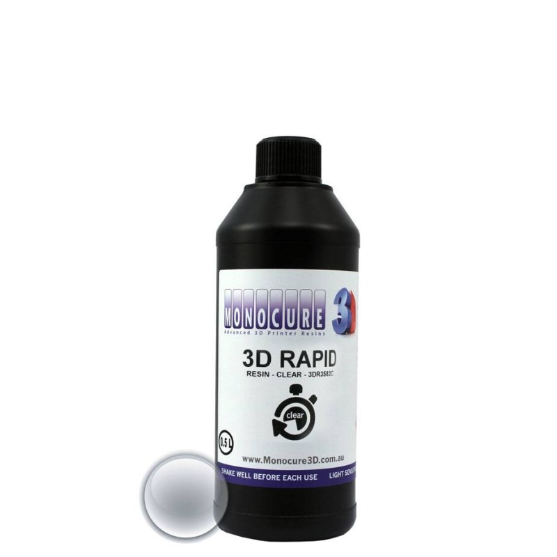 Résine Monocure 3D rapid resin noir