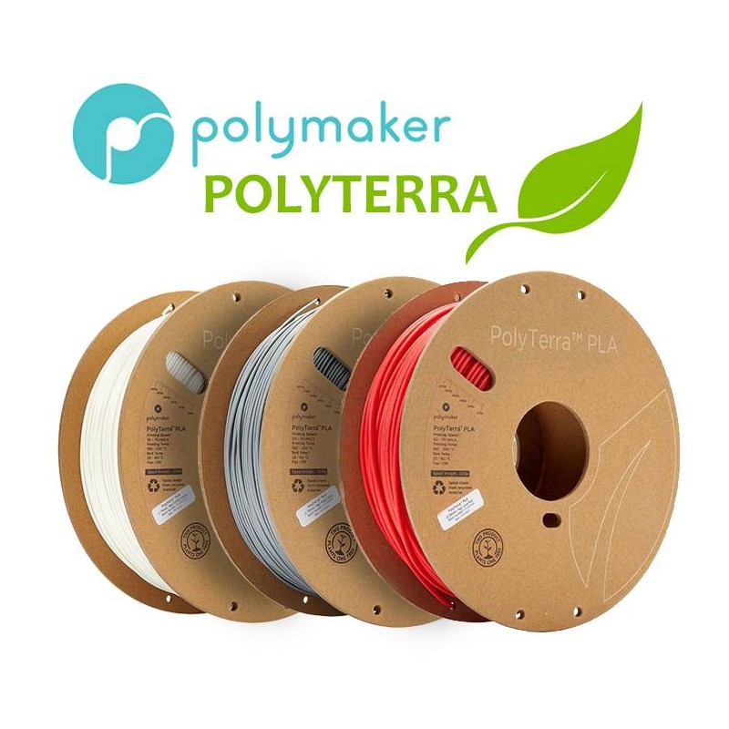 Pack 3 bobines PLA Polyterra Polymaker