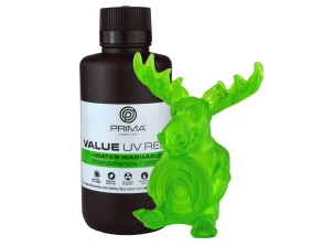 Résine PRIMA UV / DLP Vert Transparent Water Washable 0,5L