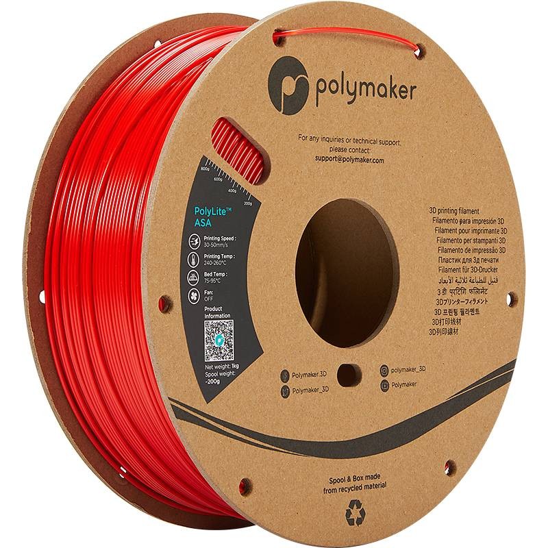 Polymaker - ASA Polylite rouge