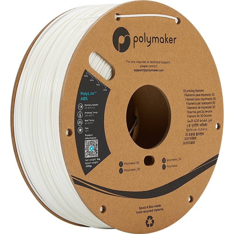 Polymaker - ABS Polylite blanc