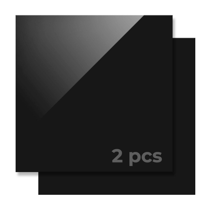 xTool Pack de 2 plaques Acryliques noires